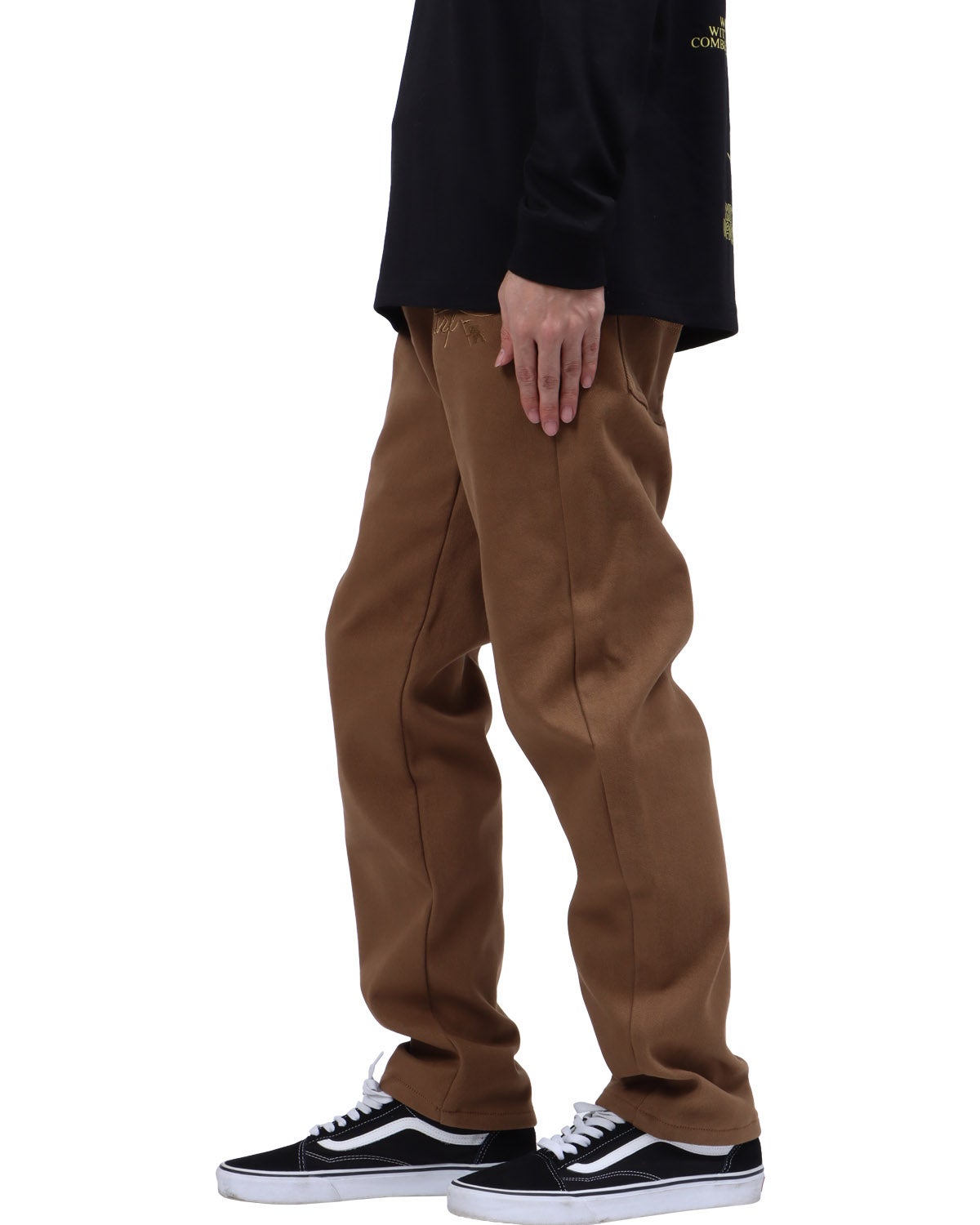 ベージュ：173cm63kg(Lサイズ着用)