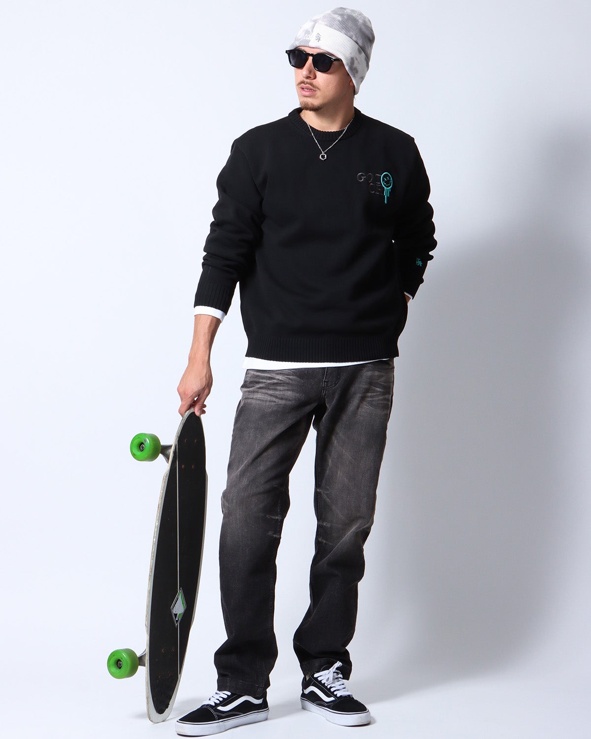 ブラック：180cm/70kg(Lサイズ着用)