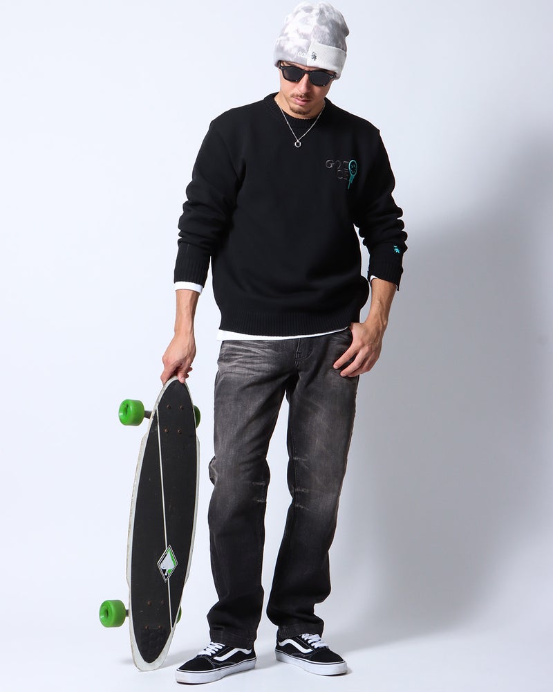 ブラック：180cm/70kg(Lサイズ着用)