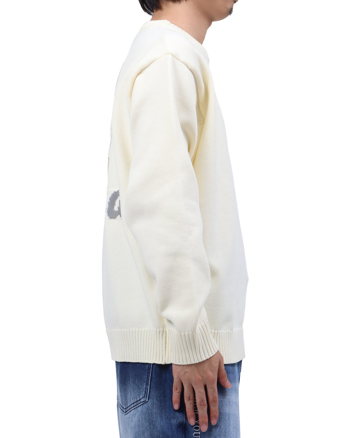 オフホワイト：173cm63kg(Lサイズ着用)