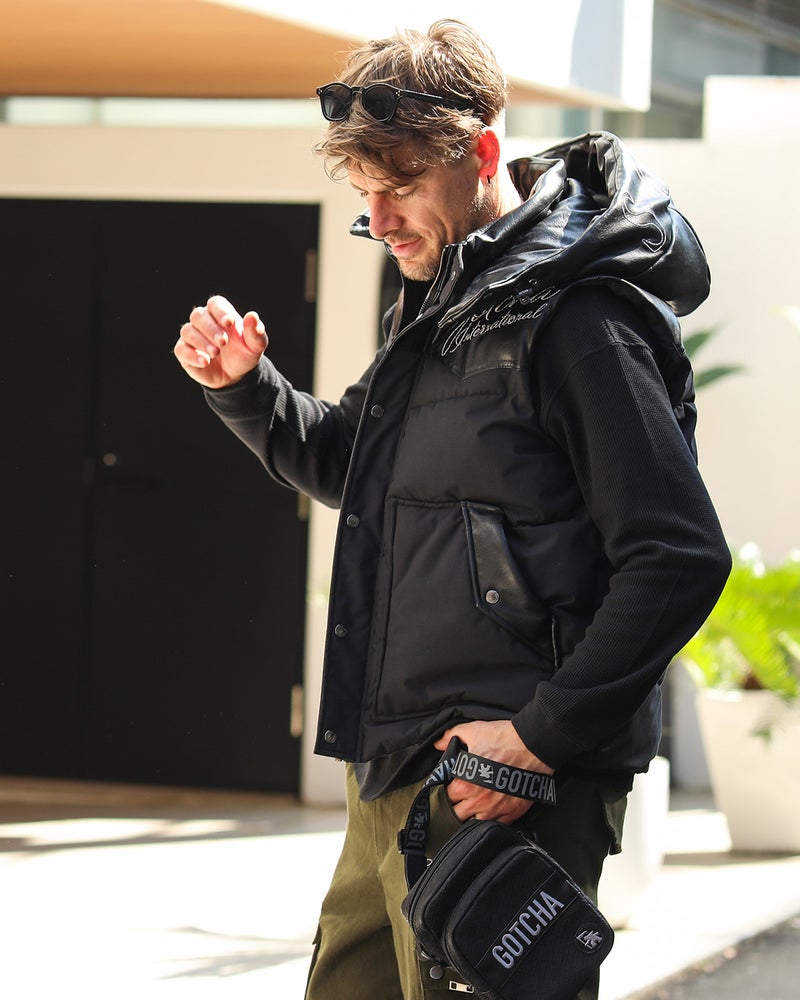 ブラック：183cm/70kg(Lサイズ着用)