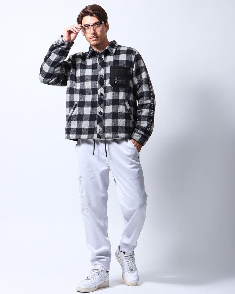 ブラック：180cm/70kg(Lサイズ着用)