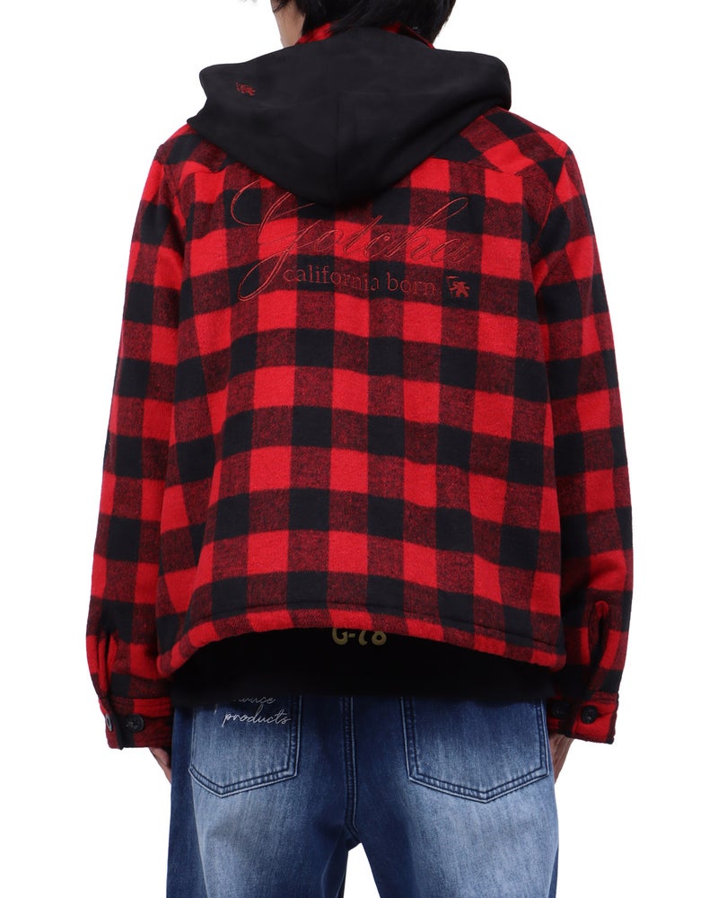 レッド：173cm63kg(Lサイズ着用)