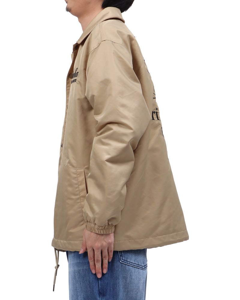 ベージュ：173cm63kg(Lサイズ着用)