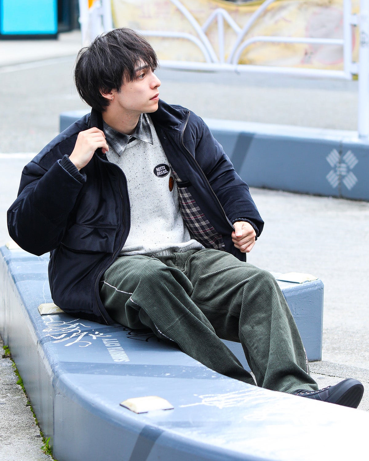 ブラック：175cm(Mサイズ着用)