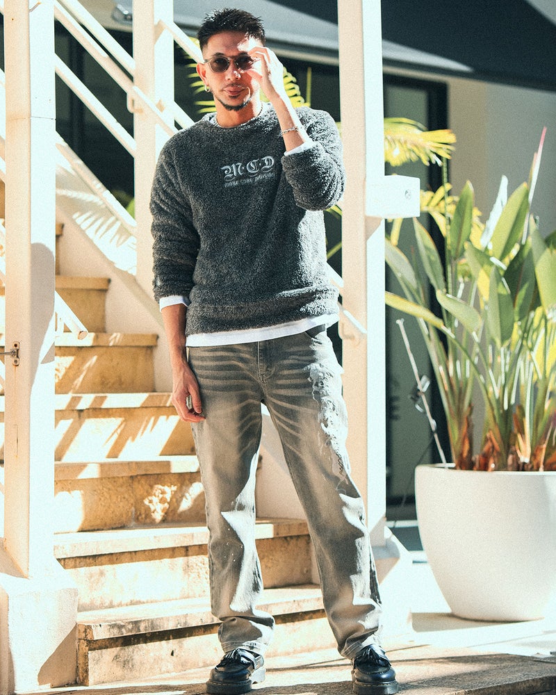 ブラック：183cm(Lサイズ着用)