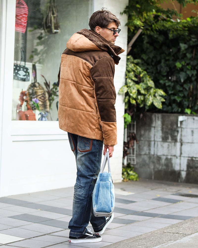 キャメル：183cm/70kg(Lサイズ着用)